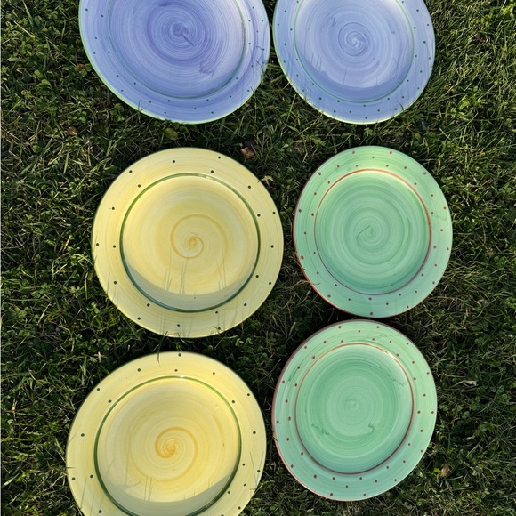 Holdenby set of 6 dinner plates mad hatter’s tea party - Picture 2 of 5